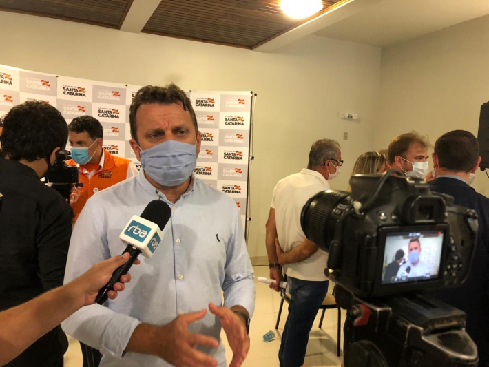 Deputado Jerry acompanha visita do Governador Carlos Moisés no Alto Vale